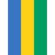 Toland Home Garden Flag of Gabon Garden Flag