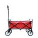 Beach Wagon Wagon Cart with Removable Canopy Heavy Duty Folding Utility Garden Wagon Portable Camping Wagon All Terrain Universal Wheels Wagon Cart Max Capacity150 lbs JA2937