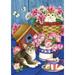 Toland Home Garden Patriotic Kitties Flag