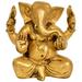 5 Chaturbhuja Lord Ganesha Statue in Brass | Handmade | Made in India - Brass Statue