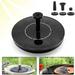 Solar Bird Bath Water Fountain Pump Free Standing 1.4W Floating Bird Bath Outdoor Fountain Pump for Garden and Patio Solar Panel Kit Water Pump