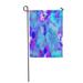 KDAGR Hawaiian Watercolor Indigo Blue Floral Tropical Hibiscus and Oleander in Hawaii Garden Flag Decorative Flag House Banner 28x40 inch