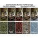 2 x 3 Multi-Colored Indoor/Outdoor Turf Area Rugs. Perfect for Gazebos Decks Patios Balconies and Much More. Many Sizes (Color: Walnut Shell)