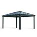 Palram - Canopia Dallas 4900 16 x 12 Polycarbonate/Aluminum Gazebo - Gray