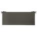 RSH DÃ©cor Indoor Outdoor 3â€� Foam Bench Cushion with Ties (38â€� x 18â€� x 3â€�) Solid Charcoal Grey