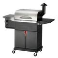 Z GRILLS Wood Pellet Grill Smoker with PID Technology Auto Temperature Control Direct Flame Searing Function 572 sq in Cooking Area for Outdoor BBQ