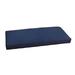 Humble and Haute Sunbrella Navy Blue w/ Jockey Red Indoor/ Outdoor Bench Cushion 55 to 60 56 in x 19.5 in