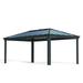 Palram - Canopia Dallas 6100 20 x 12 Polycarbonate/Aluminum Gazebo - Gray