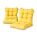Sunbeam 42 x 21 in. Outdoor Tufted Chair Cushion (set of 2) by Greendale Home Fashions