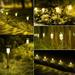 Solar Lights Outdoor 24Pack solar pathway lights outdoor Waterproof LED Landscape garden lights Solar Powered Outdoor Lights Solar Garden Lights