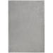 Noursion Essentials Solid Contemporary Silver Grey 5 x 7 Area Rug (5 x 7 )