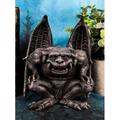 Ebros Ram Horned Demon Winged Gargoyle Bellowing Wild Statue 6 Tall