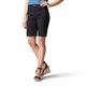 Lee Damen Relaxed-Fit Bermuda Jeans-Shorts, schwarz, 14 MEDIUM