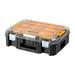 DeWalt TSTAK 17 in. Plastic Organizer with Clear Lid 13 in. W x 6 in. H Black