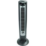 Lasko Portable Electric 42 Oscillating Tower Fan with Nighttime Setting Timer and Remote Control for Indoor Bedroom and Home Office Use Silver T42951