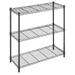 Whitmor Supreme 3 Tier Wire Shelving Black 350 lb Capacity