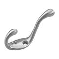 10 Pack Rok Hardware Heavy Duty Coat Hook 3-1/2 Brushed Chrome