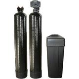 Whole House Fleck Water Softener + Upflow Carbon Filtration System (12 x52 64 000 Grain 2.0 Cubic Ft)