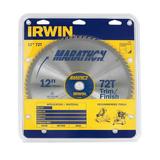 Irwin Marathon 12 in. Dia. x 1 in. Carbide Miter and Table Saw Blade 72 teeth 1 pc.