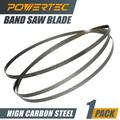 POWERTEC 1PK 59-1/2 Inch Bandsaw Blades 1/8 x 14 TPI Band Saw Blades for Wen 3959 Sears Craftsman Porter-Cable Ryobi Delta B&D and Skil 9 Band Saw for Woodworking 13100