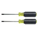 Klein Tools 32378 2-Piece #1 and #2 Combination Tip Cushion-Grip Handles Screwdriver Set