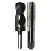 1-1/4 -7 High Speed Steel Plug Tap and 1-7/64 High Speed Steel 1/2 Shank Drill Bit