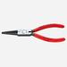Knipex 6.3 Long Nose Pliers (round jaws) - Plastic Grip
