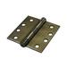 Deltana S44HD 4" x 4" Square Corner Plain Bearing Mortise Hinge - Pair