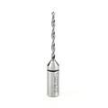 Amana Tool - 204003 Solid Carbide Cutting Edge Brad Pt. Boring Bit R/H 3mm Dia x 70mm Lo