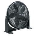 Comfort Zone 20 3-Speed High Velocity Fan with Adjustable Tilt and Sturdy Base Black