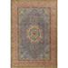 Over-dyed Floral Traditional Tabriz Persian Wool Area Rug Hand-knotted - 9'7" x 12'7"