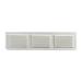 L L Building Products EAC16X4W Aluminum Undereve Vent White 16 x 4