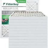 Filterbuy 23.5x23.5x2 MERV 8 Pleated HVAC AC Furnace Air Filters (12-Pack)