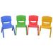 Costway Set of 4 Kids Plastic Chairs Stackable Play and Learn - see details