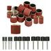 Walmeck 252 PCS Sanding Drum Kit Nail Drill Bits Polished Accessories Rotary Tool