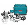 Makita RT0701CX3 1-1/4 HP Variable Speed Compact Router Kit 10 000 - 30 000 RPM