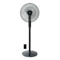 Sunpentown SF-16D48BKA 16 in. DC-Motor Energy Saving Stand Fan with Remote & Timer Piano Black