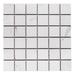 The Tile Life Huntington 2" x 2" White Matte Porcelain Mosaic Floor and Wall Tile