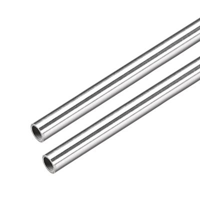 2Pcs 304 Stainless Steel Capillary Tube 7.2mm ID 8mm OD 300mm Long 0.4mm Wall - Silver
