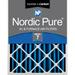 Nordic Pure 16x20x4 (3 5/8) Pleated Air Filters MERV 7 Plus Carbon 1 Pack