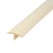 Outwater Industries 25 Foot Almond 13/16 Inch Center Barb Tee Moulding T Molding Hobbyist Pack Small Projects Arcade Machines and Tables