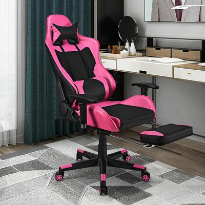 Costway Massage Gaming Chair Reclining Racing Office Computer Chair