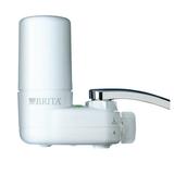 Brita Basic Faucet Mount System Water Filter Reduces Lead and Chlorine White