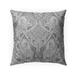 MAHAL GREY Indoor|Outdoor Pillow By Kavka Designs