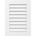 30 W x 40 H Rectangle Surface Mount PVC Gable Vent: Functional w/ 3-1/2 W x 1 P Standard Frame