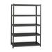 Iron Horse 3200 Riveted Steel Shelving 5-Shelf 24Dx48Wx72H Gunmetal Gray/Black