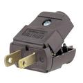 Leviton 00101-00P Residential Thermoplastic Non-Grounding Polarized Plug 1-15P 20-16 AWG 2 Pole 2 Wire