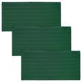 Wall Control Pegboard Value Pack - (3) Pack of Wall Control 16-Inch Tall x 32-Inch Wide Horizontal Green Metal Pegboards for Wall Home & Garage Tool Storage Organization (Green Pegboard)