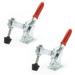 2pcs Vertical Metal Toggle Clamp 180Kg 397 Lbs Holding Capacity 102B