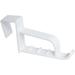 National Hardware N308-296 Long Over-The-Door Hook Plastic White - Quantity 3